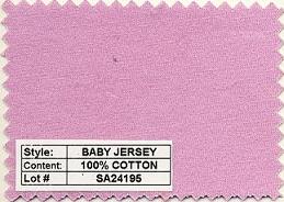 Baby Jersey 100% Cotton